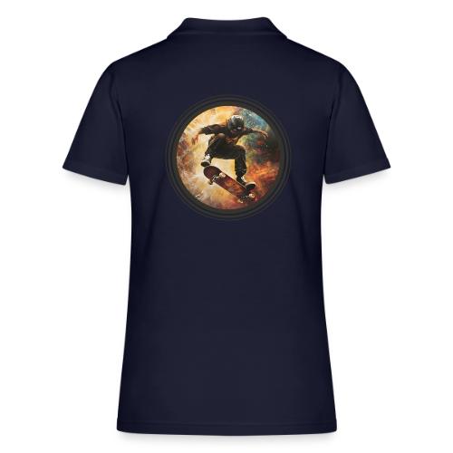 Skateboarding Flow - Women's Pique Polo Shirt