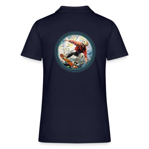 Skateboarding Fuel - Women's Pique Polo Shirt