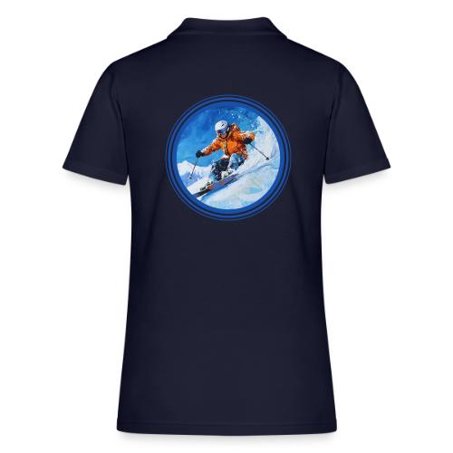 Skiing: On the Edge - Women's Pique Polo Shirt