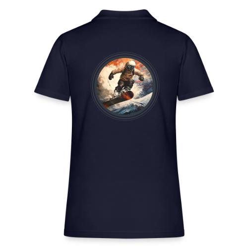 Snowboarding Elevation - Women's Pique Polo Shirt