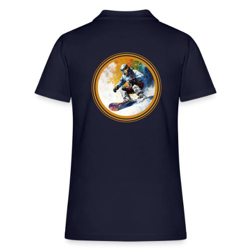 Snowboarding Dreams - Women's Pique Polo Shirt