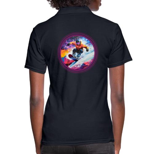 Snowboarding Spirit - Women's Pique Polo Shirt