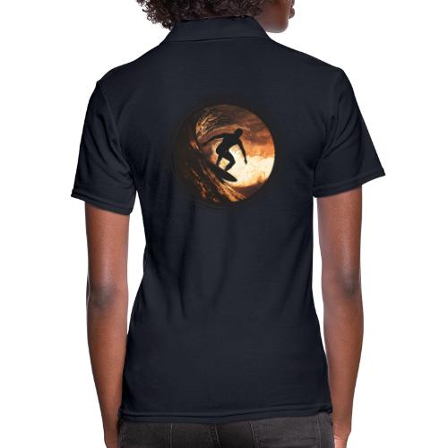Surfing Spirit - Women's Pique Polo Shirt