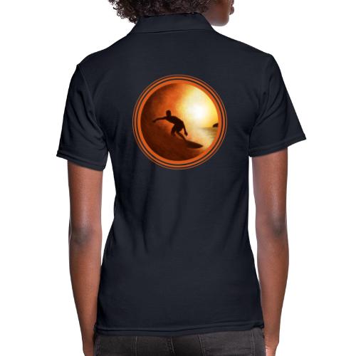 Surfing Vibes - Women's Pique Polo Shirt