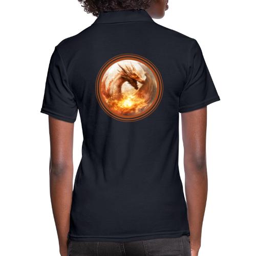 Dragon's Wrath - Women's Pique Polo Shirt