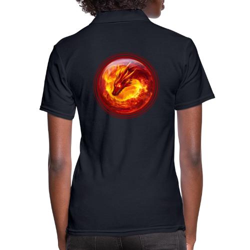 Dragon Blaze - Women's Pique Polo Shirt