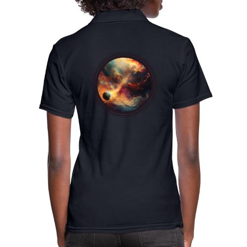 The Painted Planets - Women's Pique Polo Shirt