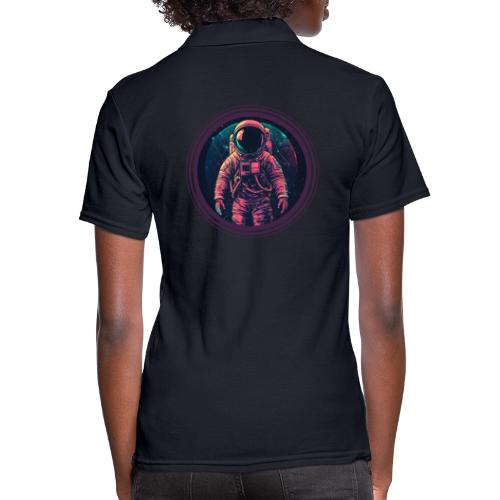 Astronaut: Explore the unknown - Women's Pique Polo Shirt