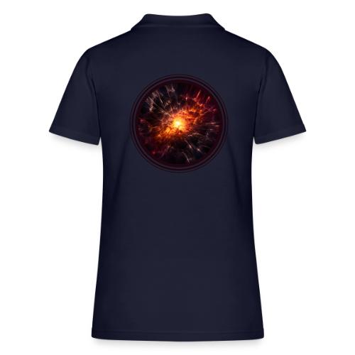 Supernova: Stellar Burst - Women's Pique Polo Shirt