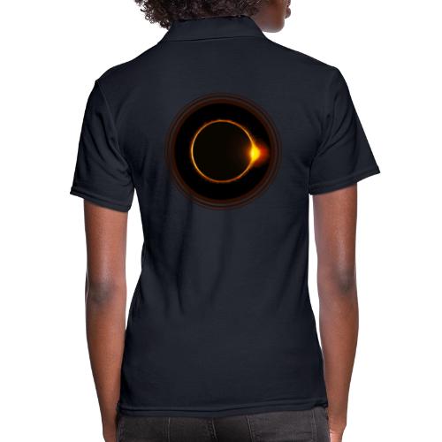 Solar Eclipse - Women's Pique Polo Shirt