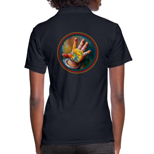 Colors of Innocence - Women's Pique Polo Shirt