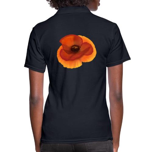 Vivid poppy - Women's Pique Polo Shirt