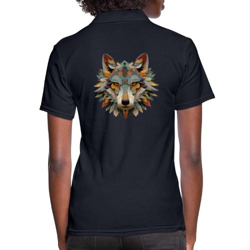 Spectrum Wolf Vision - Women's Pique Polo Shirt