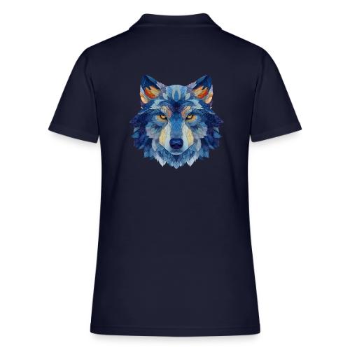 Wolf: Alpha Portrait - Women's Pique Polo Shirt