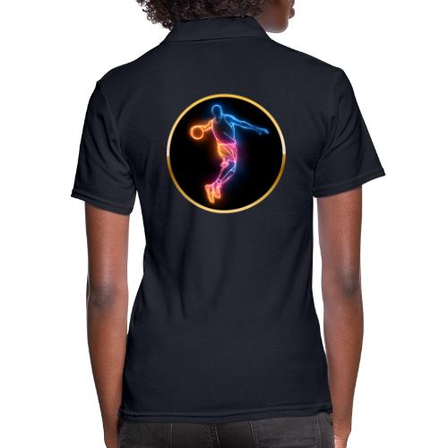 Basketball: Slam Dunk Afterglow - Women's Pique Polo Shirt