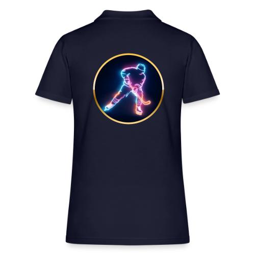 Golden Neon Hockey - Women's Pique Polo Shirt