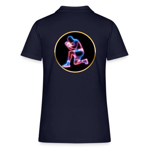 Neon Boxing Focus - Women's Pique Polo Shirt