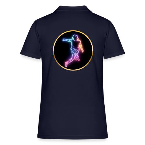 Soccer: Neon Goal Fusion - Women's Pique Polo Shirt