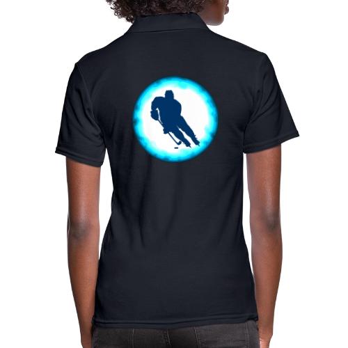 Hockey: Ice Warrior - Women's Pique Polo Shirt