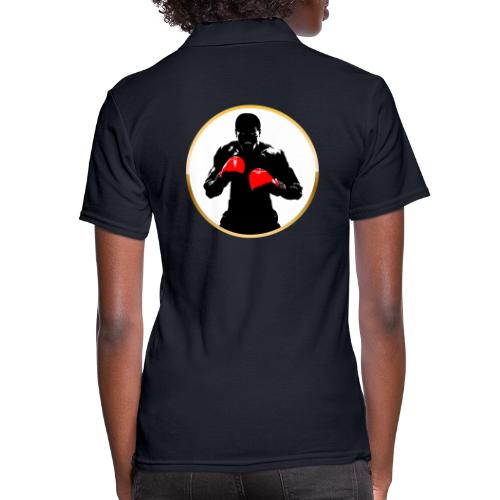 Boxing: Golden Ring Fighter - Women's Pique Polo Shirt