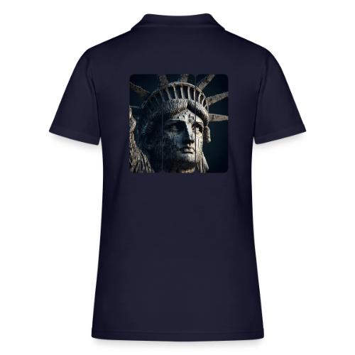 USA: Liberty in Shadows - Women's Pique Polo Shirt