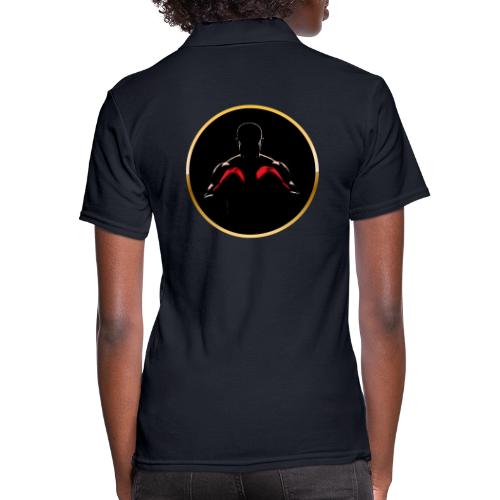 Boxing: Gold Core Muscle - Women's Pique Polo Shirt