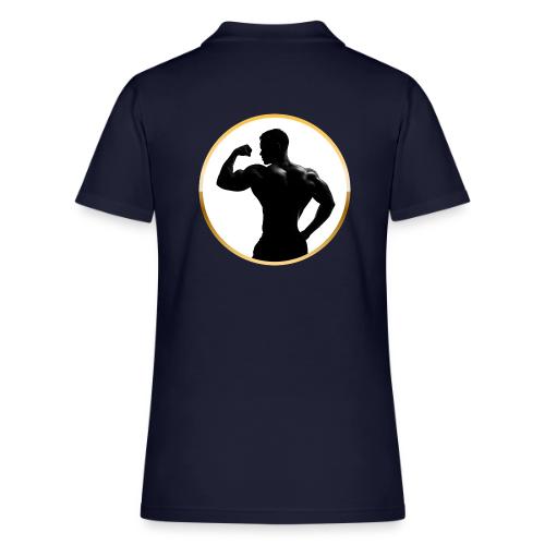 Bodybuilder: Classic Flex Emblem - Women's Pique Polo Shirt