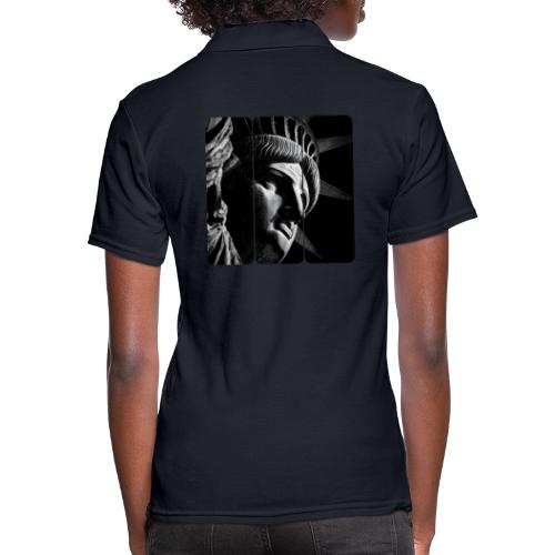 USA: Shadow of Liberty - Women's Pique Polo Shirt
