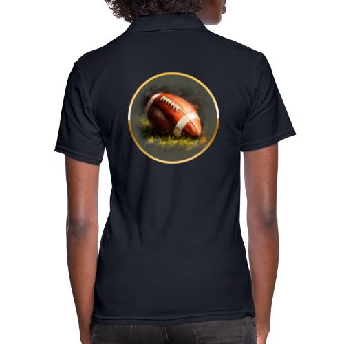 American Football: Gridiron Gold - Women's Pique Polo Shirt