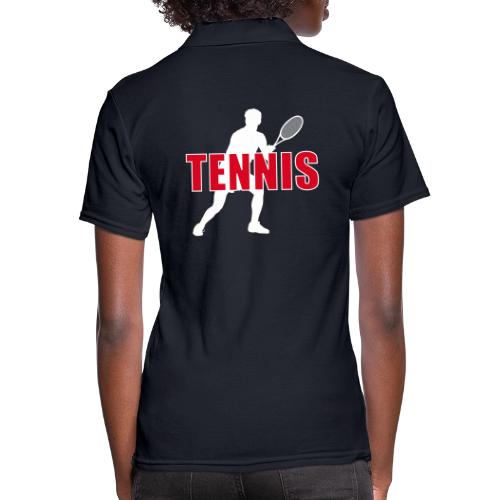 Red Court Tennis - Women's Pique Polo Shirt