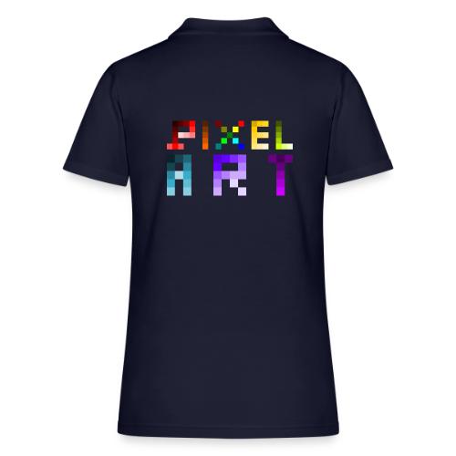 Pixel Art Spectrum - Women's Pique Polo Shirt