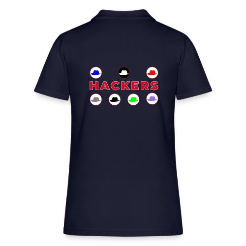 The Spectrum of Hackers - Women's Pique Polo Shirt