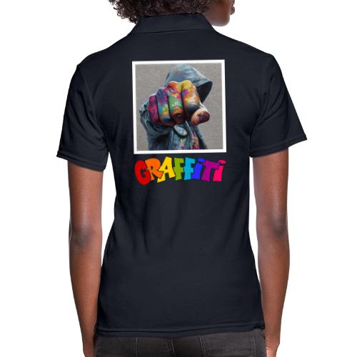 Graffiti: Urban Expression - Women's Pique Polo Shirt