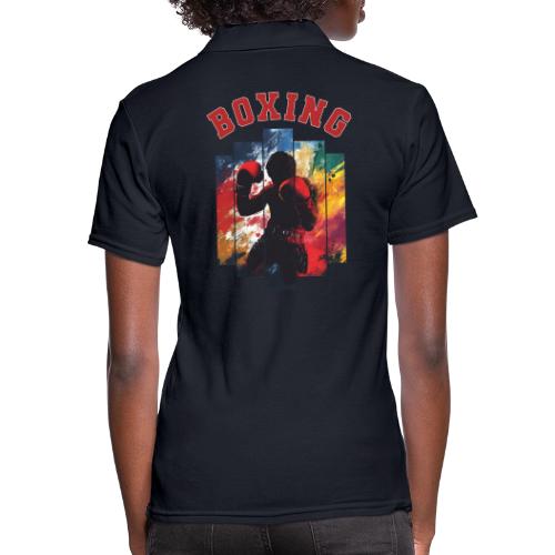 Boxing Warrior - Women's Pique Polo Shirt