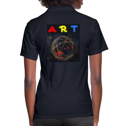 Echoes of Art - Women's Pique Polo Shirt