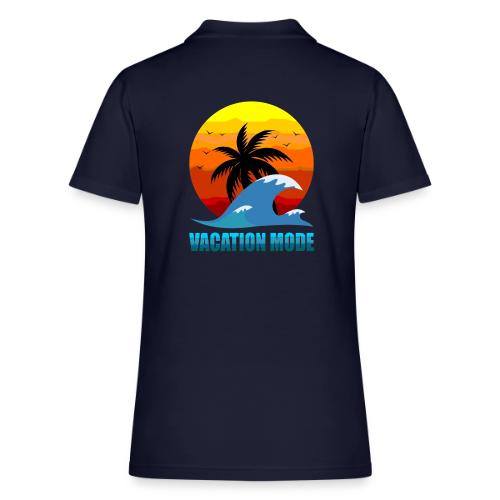 Vacation mode: Sunset Escape - Women's Pique Polo Shirt
