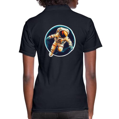 Astronaut: Dream, explore, discover! - Women's Pique Polo Shirt