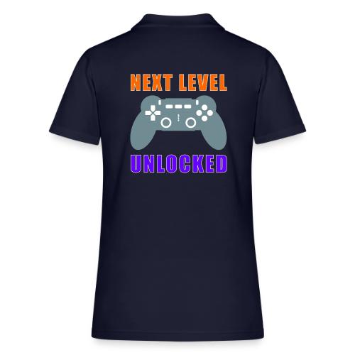 Next Level Unlocked Gamer Design - Women's Pique Polo Shirt