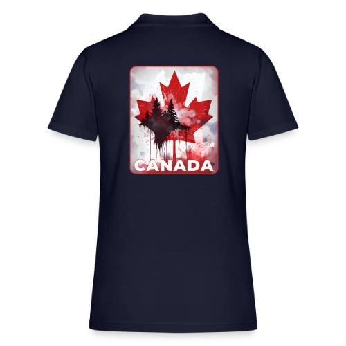 Canada's Maple Leaf Pride - Women's Pique Polo Shirt