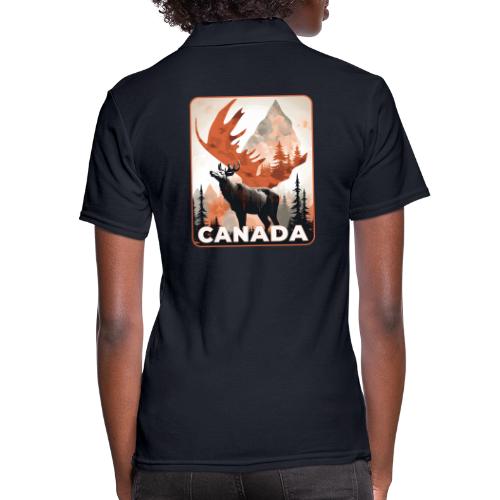Canada Wild Spirit - Women's Pique Polo Shirt