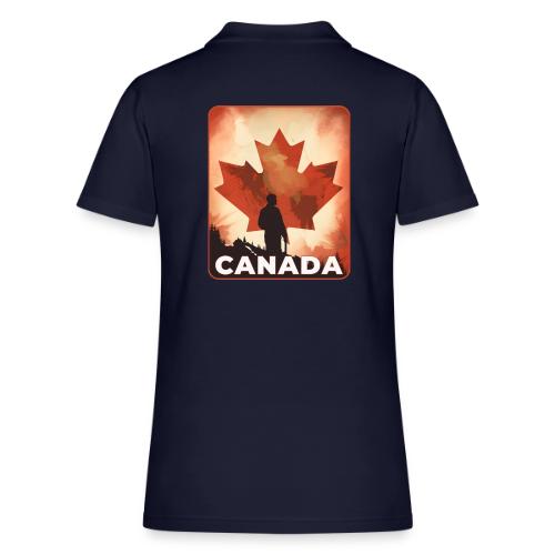 Canada Stands Tall - Women's Pique Polo Shirt
