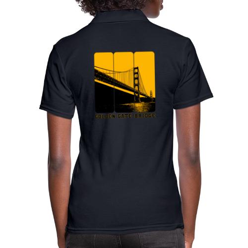 Golden Gate Bold Icon - Women's Pique Polo Shirt