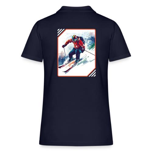 Skiing is Life - Women's Pique Polo Shirt