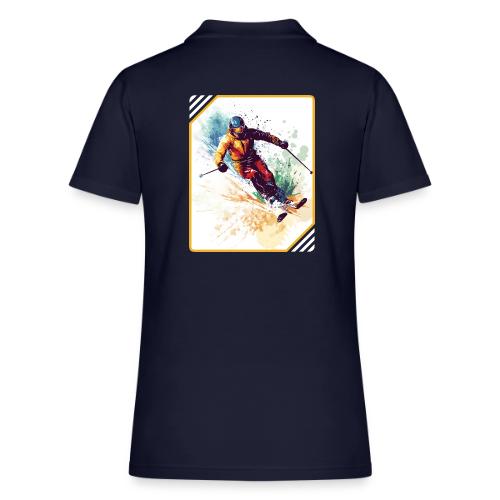 Winter Skiing Escape - Women's Pique Polo Shirt