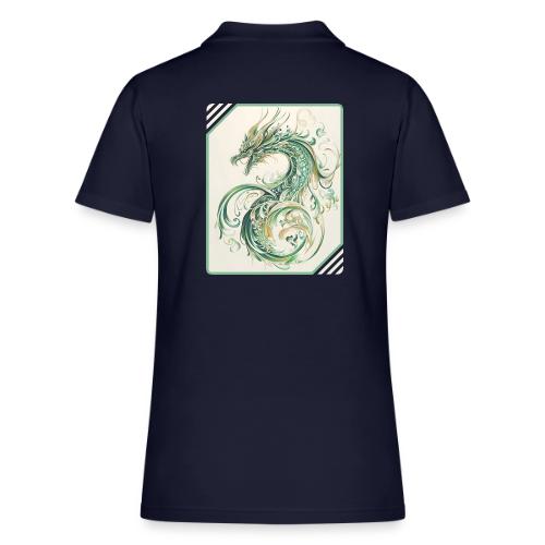 Brush of the Dragon - Women's Pique Polo Shirt