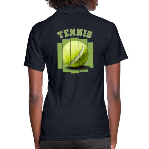 Tennis Minimal - Women's Pique Polo Shirt