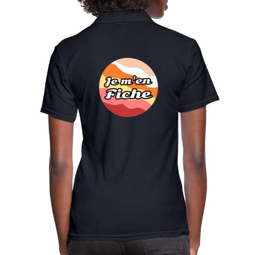 I don't care - Women's Pique Polo Shirt