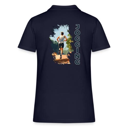 Jogging Vibes - Women's Pique Polo Shirt