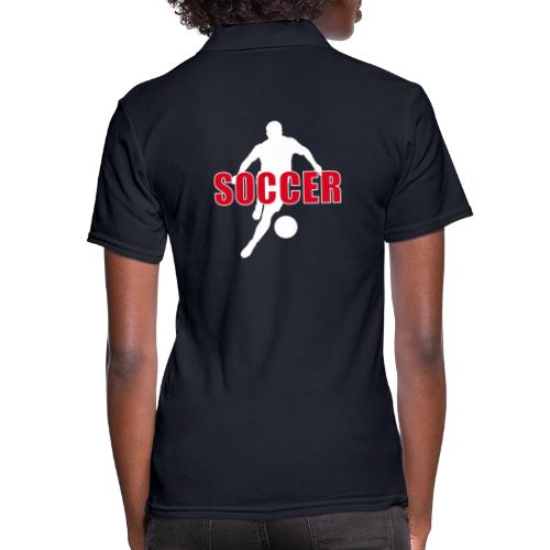 Power Kick Soccer - Women's Pique Polo Shirt