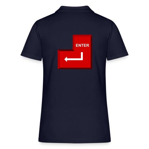 Just Press Enter - Women's Pique Polo Shirt